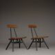 Chaises longues Pirkka par Ilmari Tapiovaara pour Laukaan Puu. Lot de 2