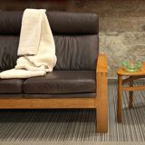 Danish two-seater leather sofa B. Morgensen