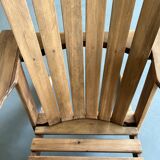 2000s pine Adirondack armchair
