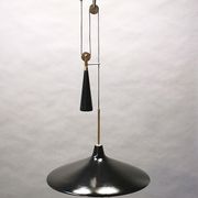 Angelo Lelli pendant lamp 12126 for Arredoluce 1947