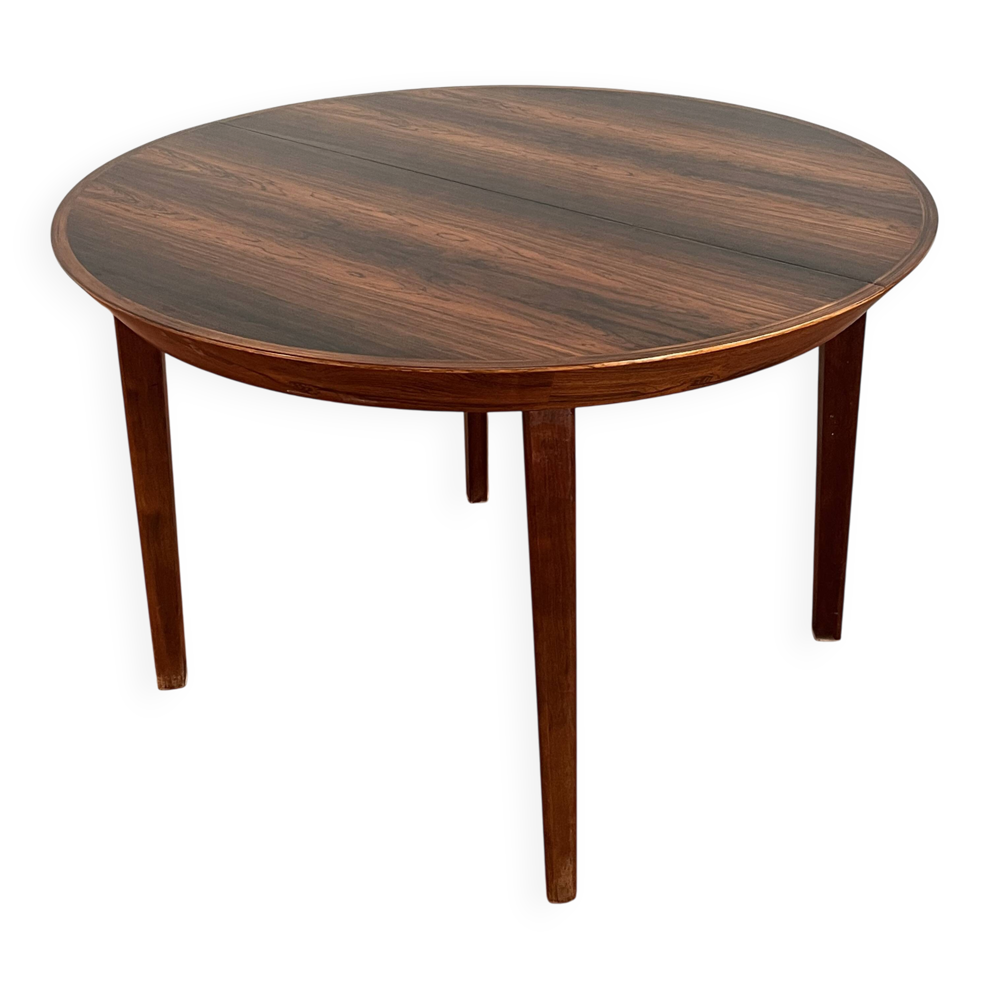 Ole HALD round table model "33" with double extension Denmark 1960