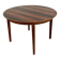 Ole HALD round table model "33" with double extension Denmark 1960