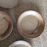 7 hollow stoneware plates