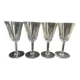 4 Saint Louis wine glasses Cerdagne service
