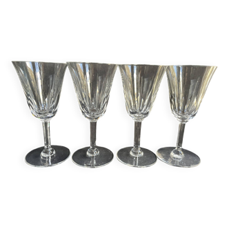 4 Saint Louis wine glasses Cerdagne service