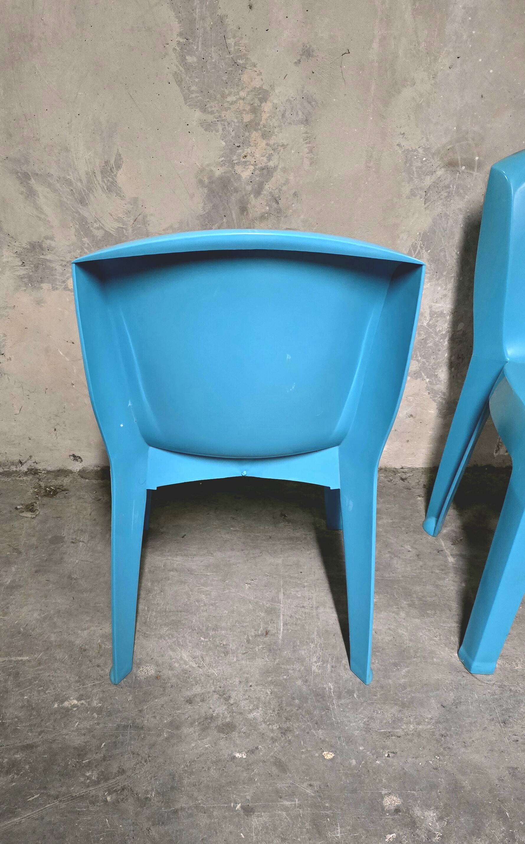 Pair of stackable garden or living room chairs by Gabriele Pezzini - Evolutif