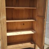 Parisian wardrobe in natural wood