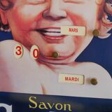 Cadum Soap Perpetual Calendar Plate