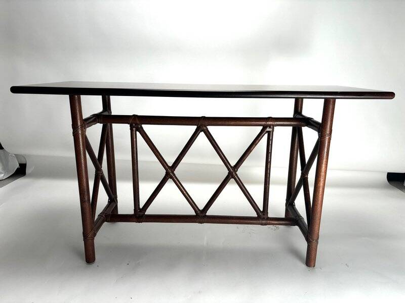 Console attributed to Lyda Levi for McGuire, 1970s