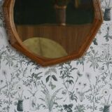 Miroir mural en forme de crayon avec cadre octogonal