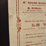 Poster "Grand Concert" - City of Saint-Macaire - 1934