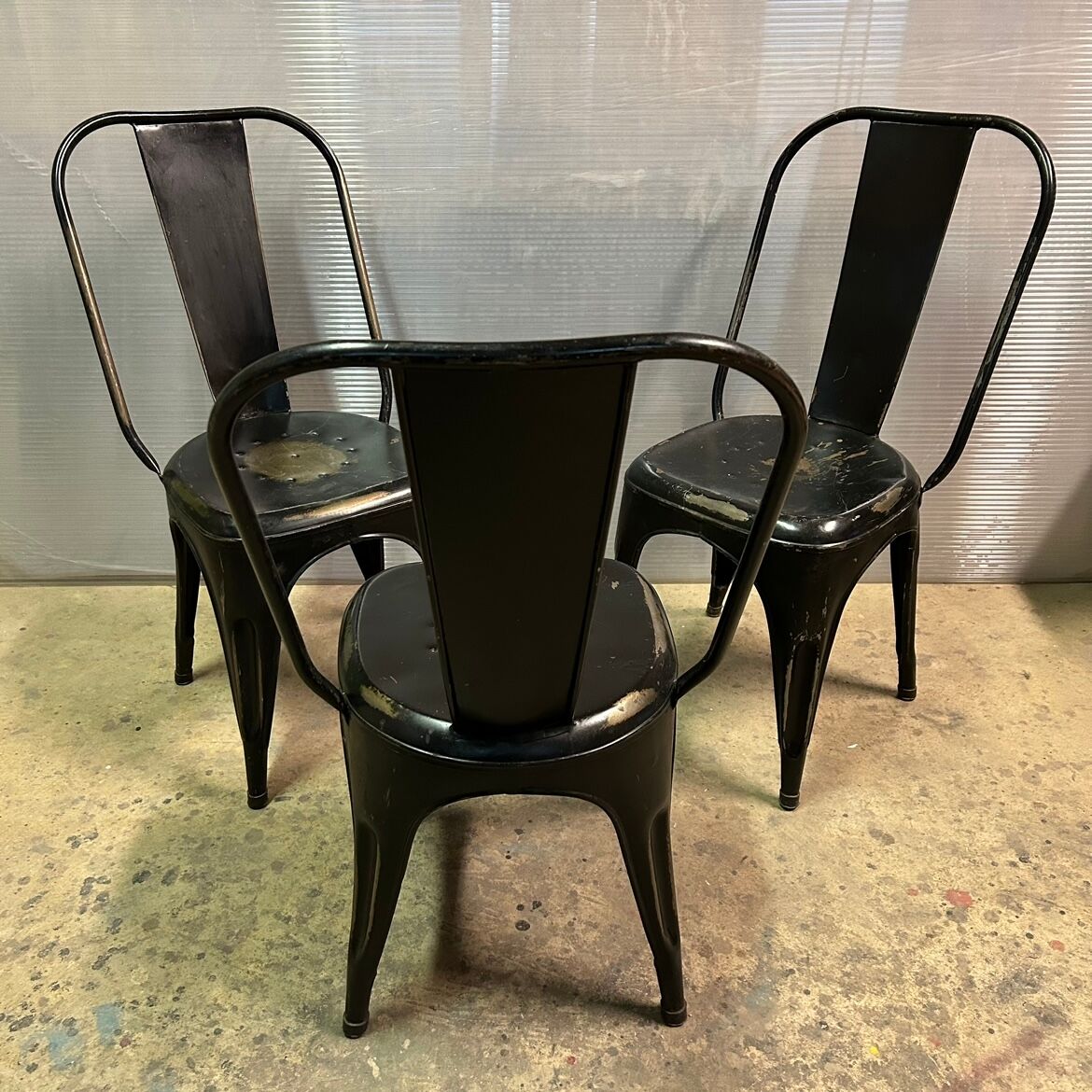 Industrial bistro chair