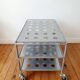 Niels Gammelgaard vintage metal trolley, rolling cart