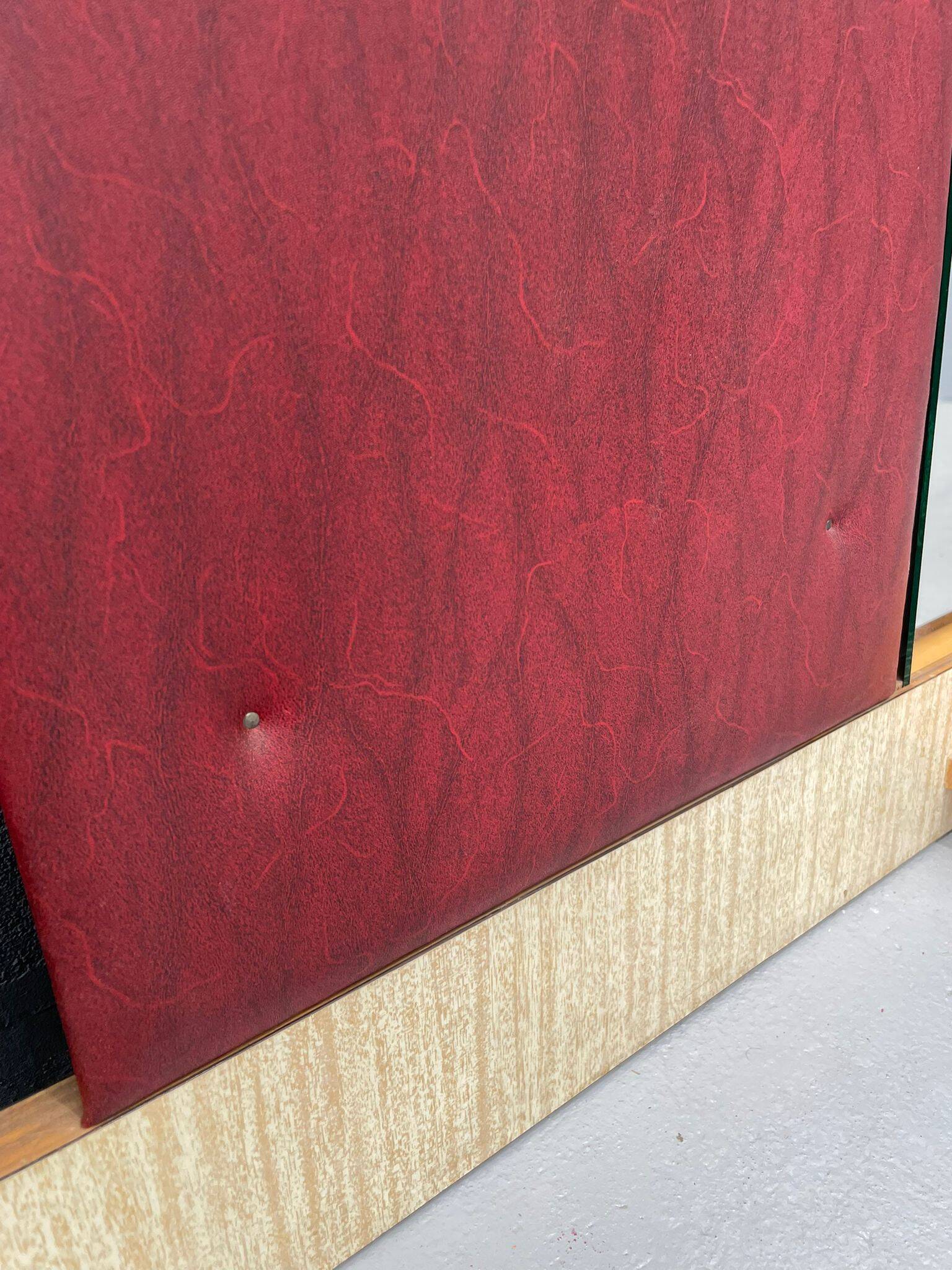 Vintage Wall-Mounted Hallway Panel with Hooks, Mirror & Shelf, 1960s