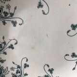 Plate 19th model "Byzantine" Saint Amand & Hamage