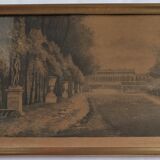 Chaludon engraving xixth 'garden development project'