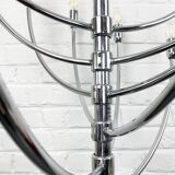 Chrome chandelier Piazza San Marco design Vico Magistretti for Oluce Italy