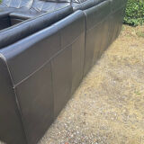 Incanto Italy modular corner sofa in brown leather