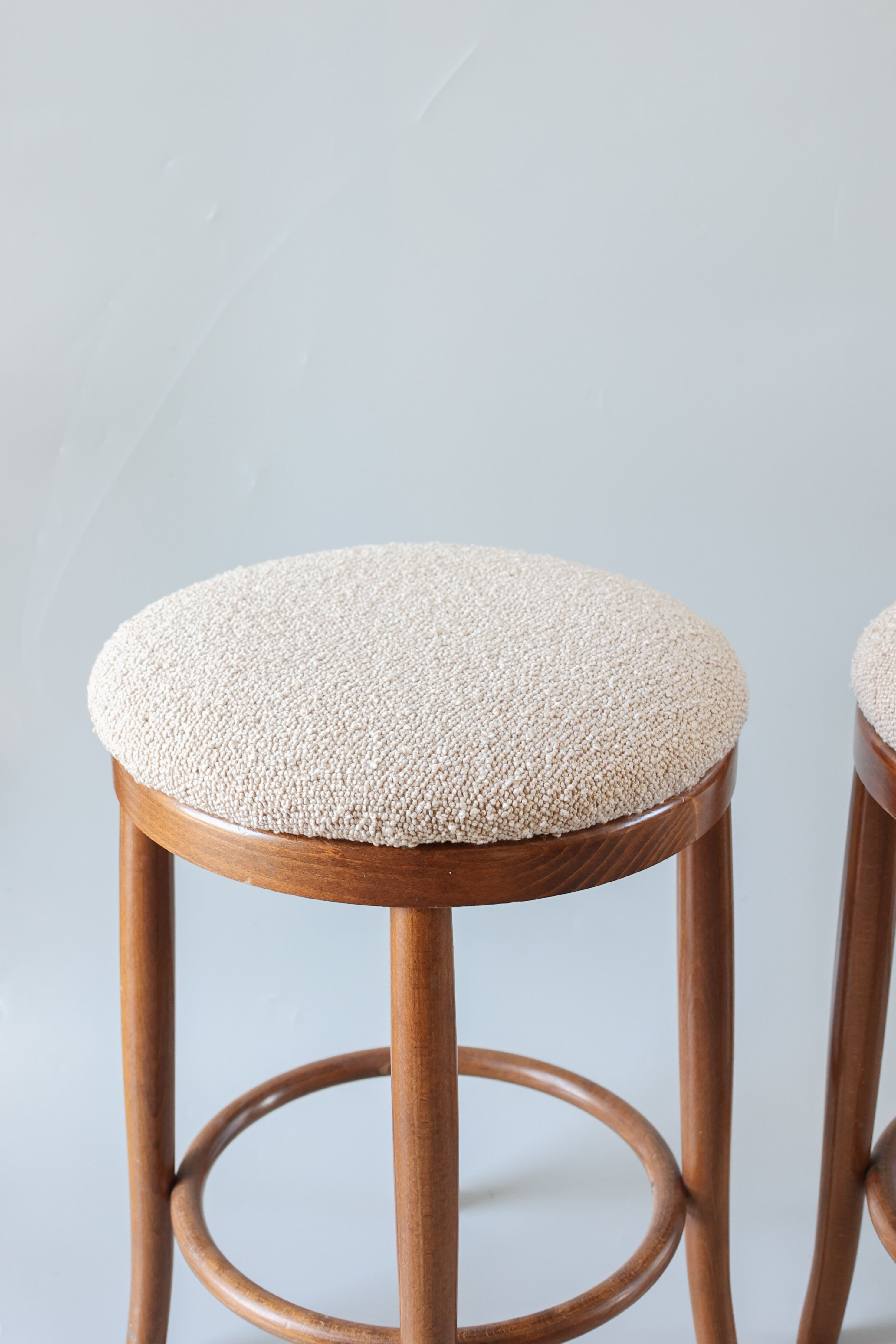 Set of 4 vintage Thonet style stools