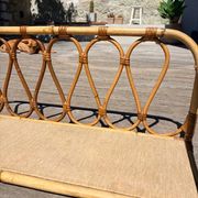 Vintage rattan shelf pair "Celestine"
