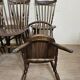 Set of 6 wooden chairs – bistro style - western / vintage