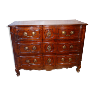 Commode provençale en noyer, époque 18ème siècle, Louis XV