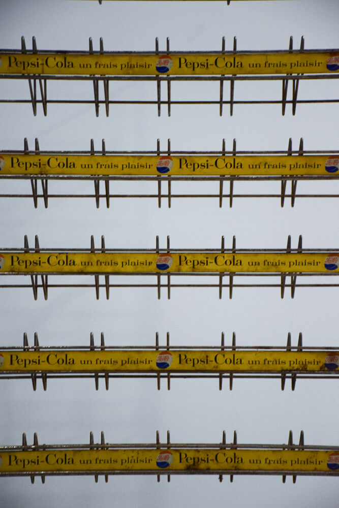 Old vintage Pepsi display 1970' USA