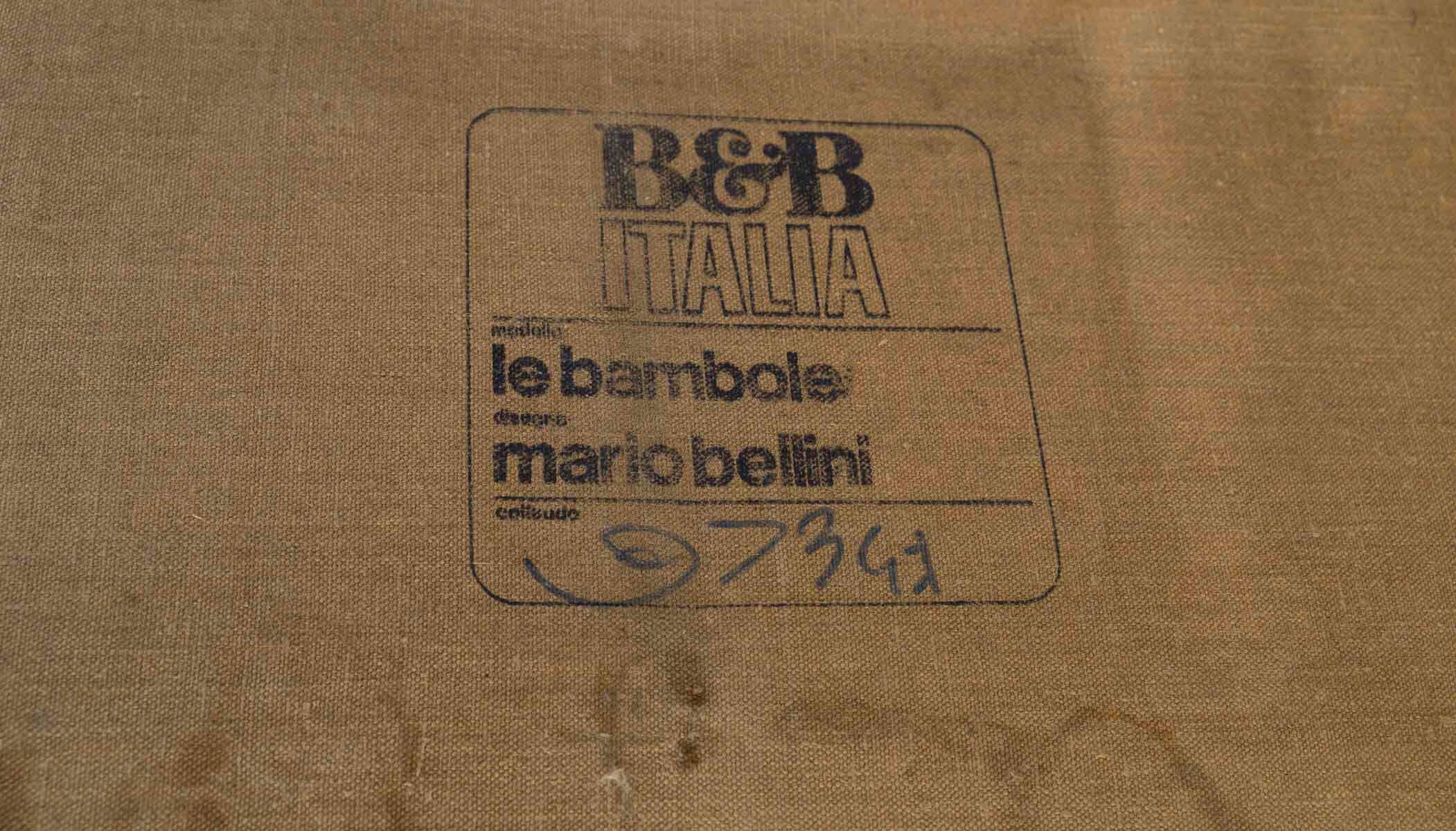 Canapé "Le Bambole" by Mario Bellini for B&B Italia, 1970s