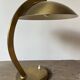 Bauhaus desk lamp in brass by Egon Hillebrand