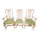 Lot de 2 fauteuils et 1 chaise style baroque