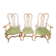Lot de 2 fauteuils et 1 chaise style baroque