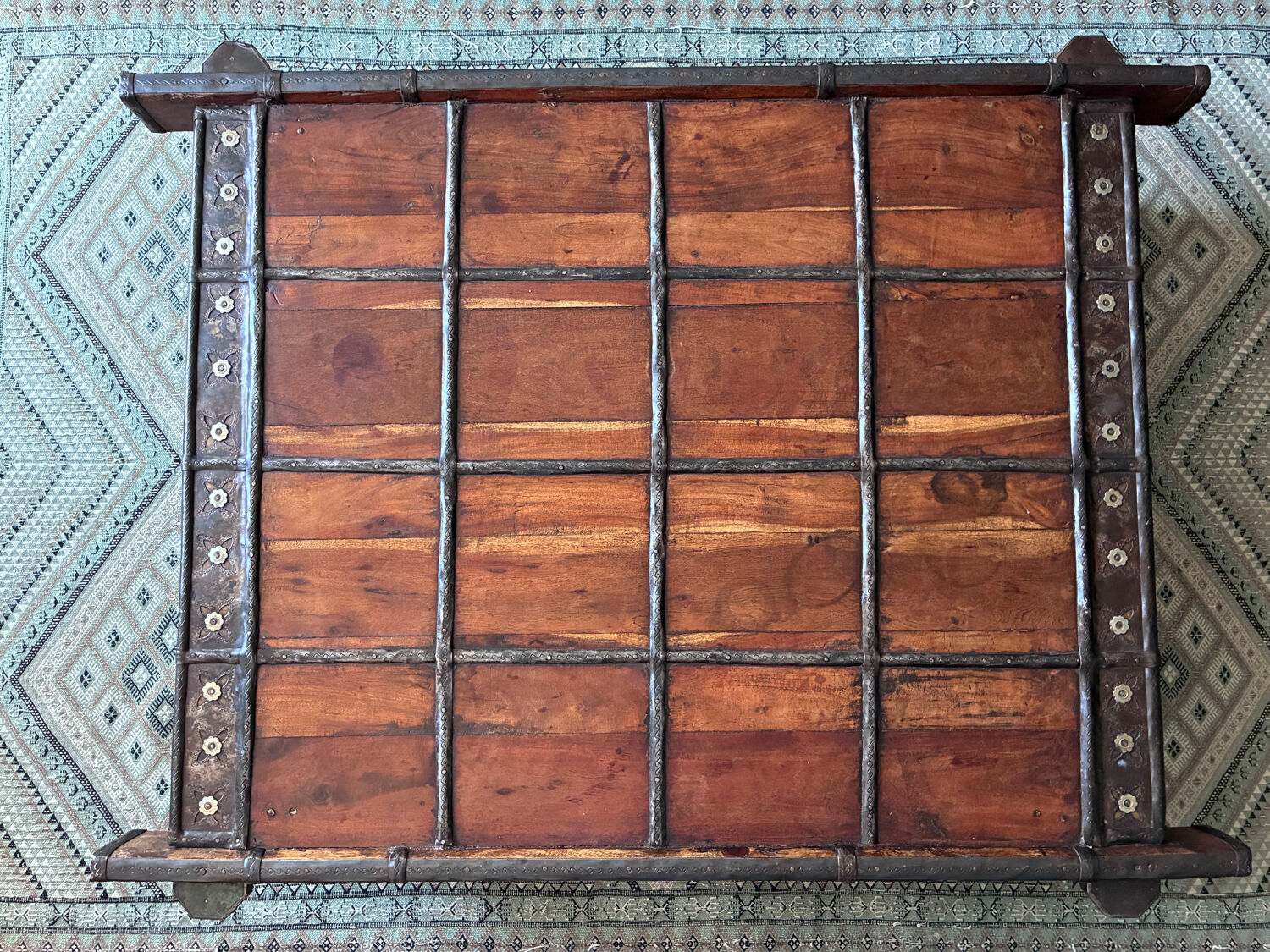 19th century Indian wooden coffee table