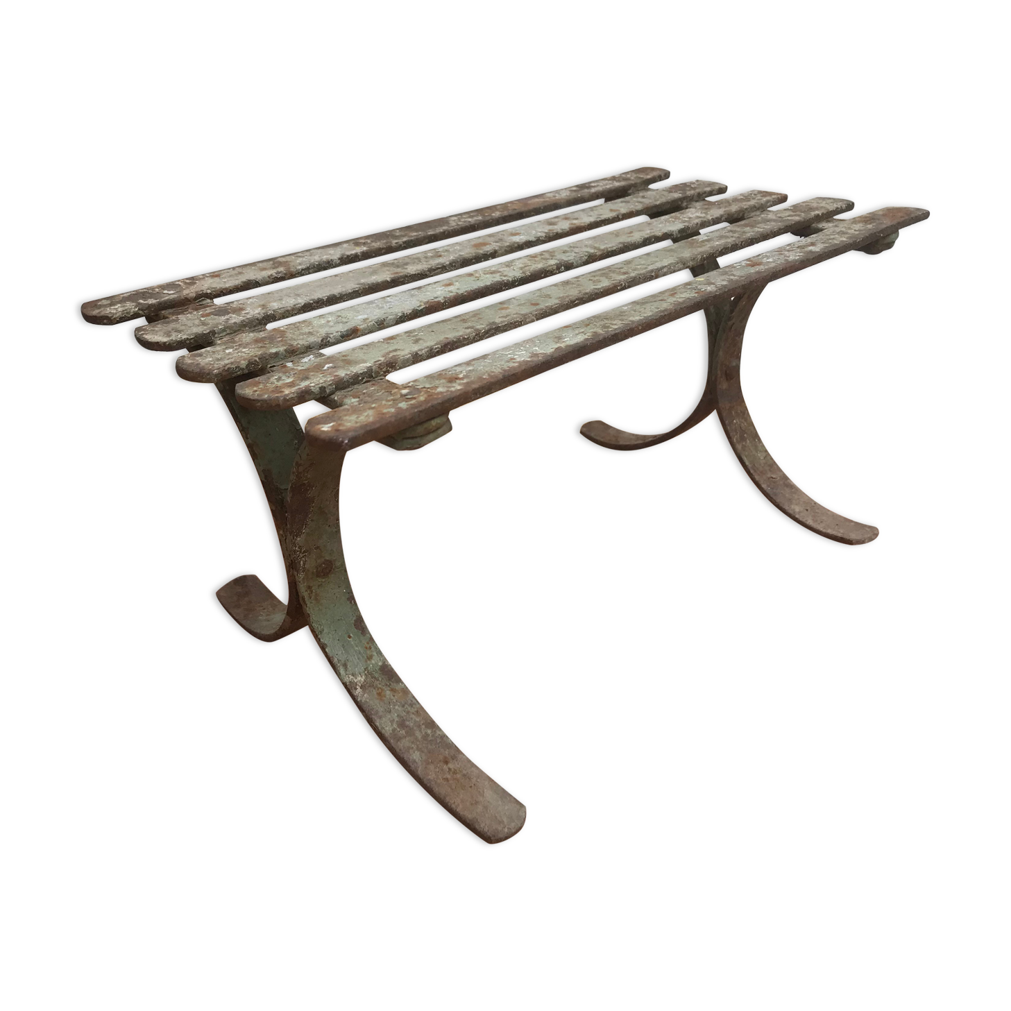 Wrought iron footrest