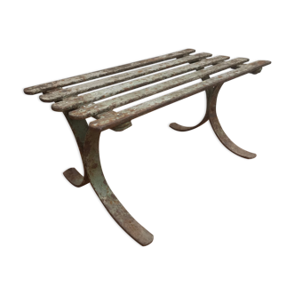 Wrought iron footrest