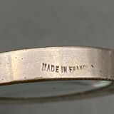 Foldable magnifying glass in silver metal 1900