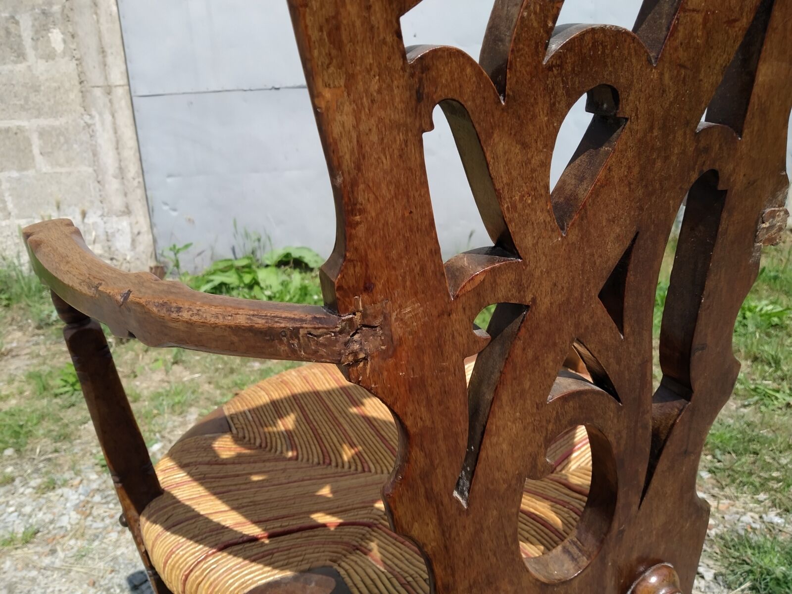 Art Nouveau armchair