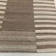 Grey & Beige Handwoven Large Kilim Rug, Turkish Wool Kilim Rug, 322x388 Cm