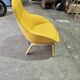 Chaise Lounge Herman Miller Naughtone Always avec Base en Bois