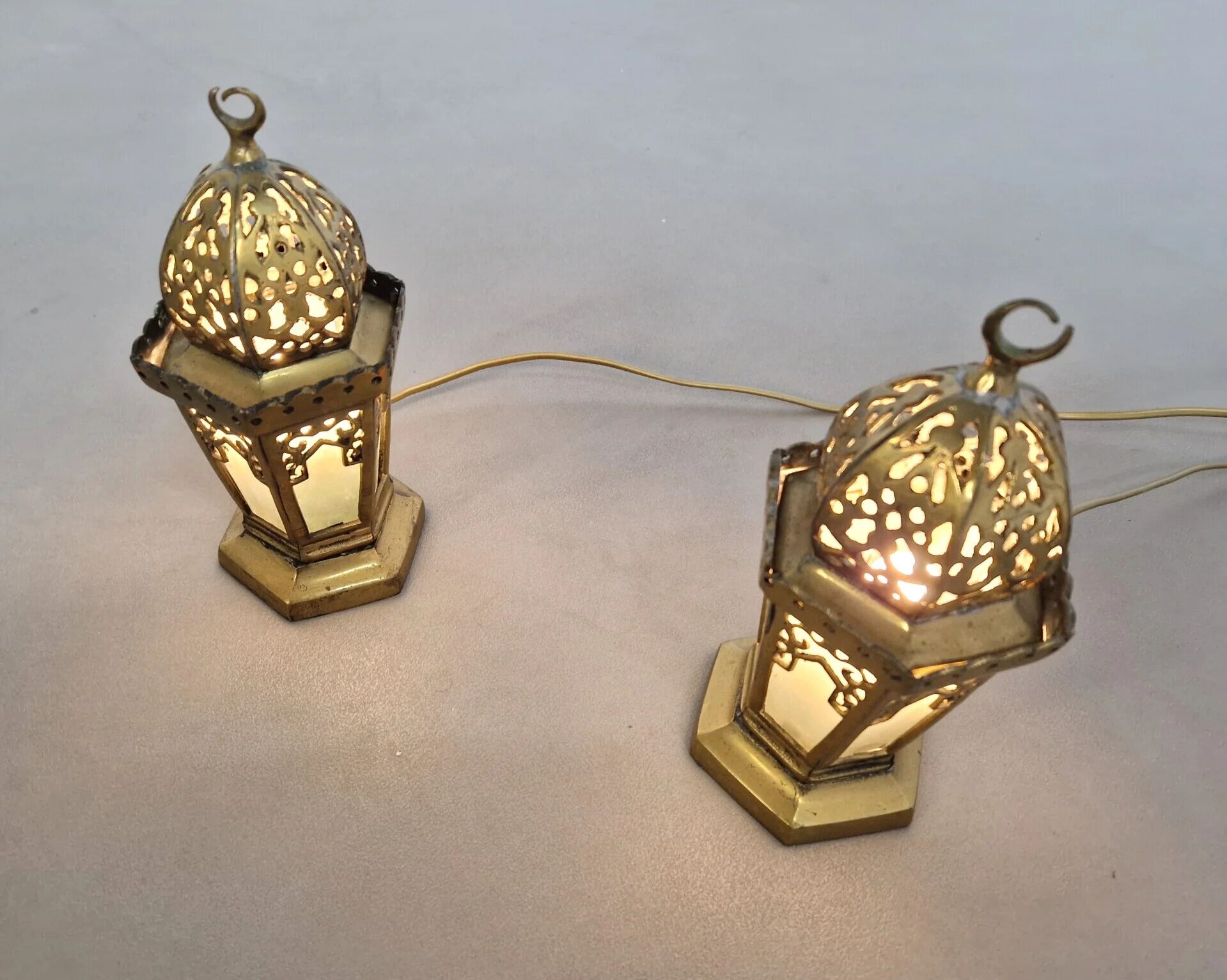 Set of vintage Moorish lights | Brass | 1970s