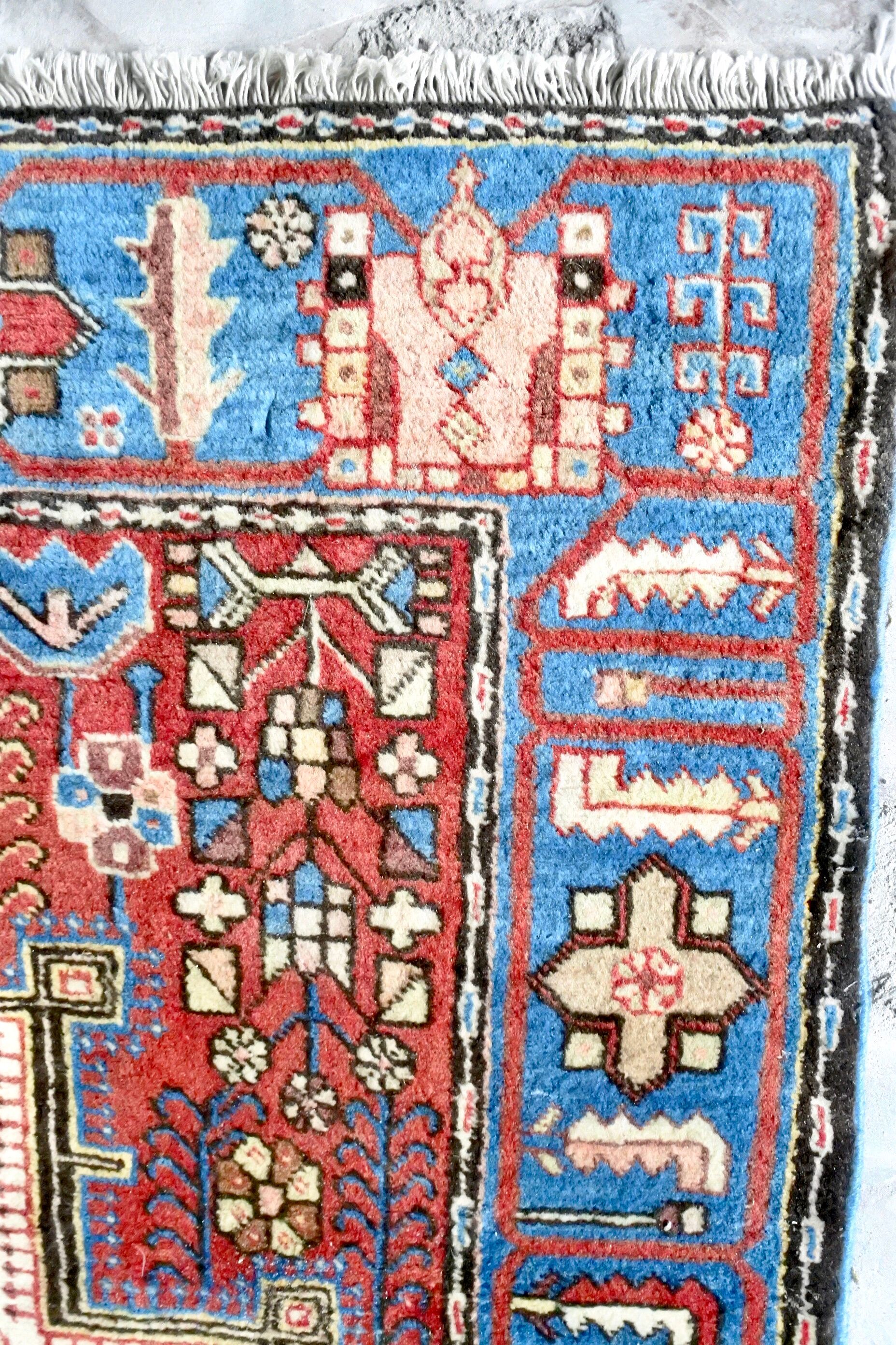 Caucasian Vintage carpet 200x135cm.