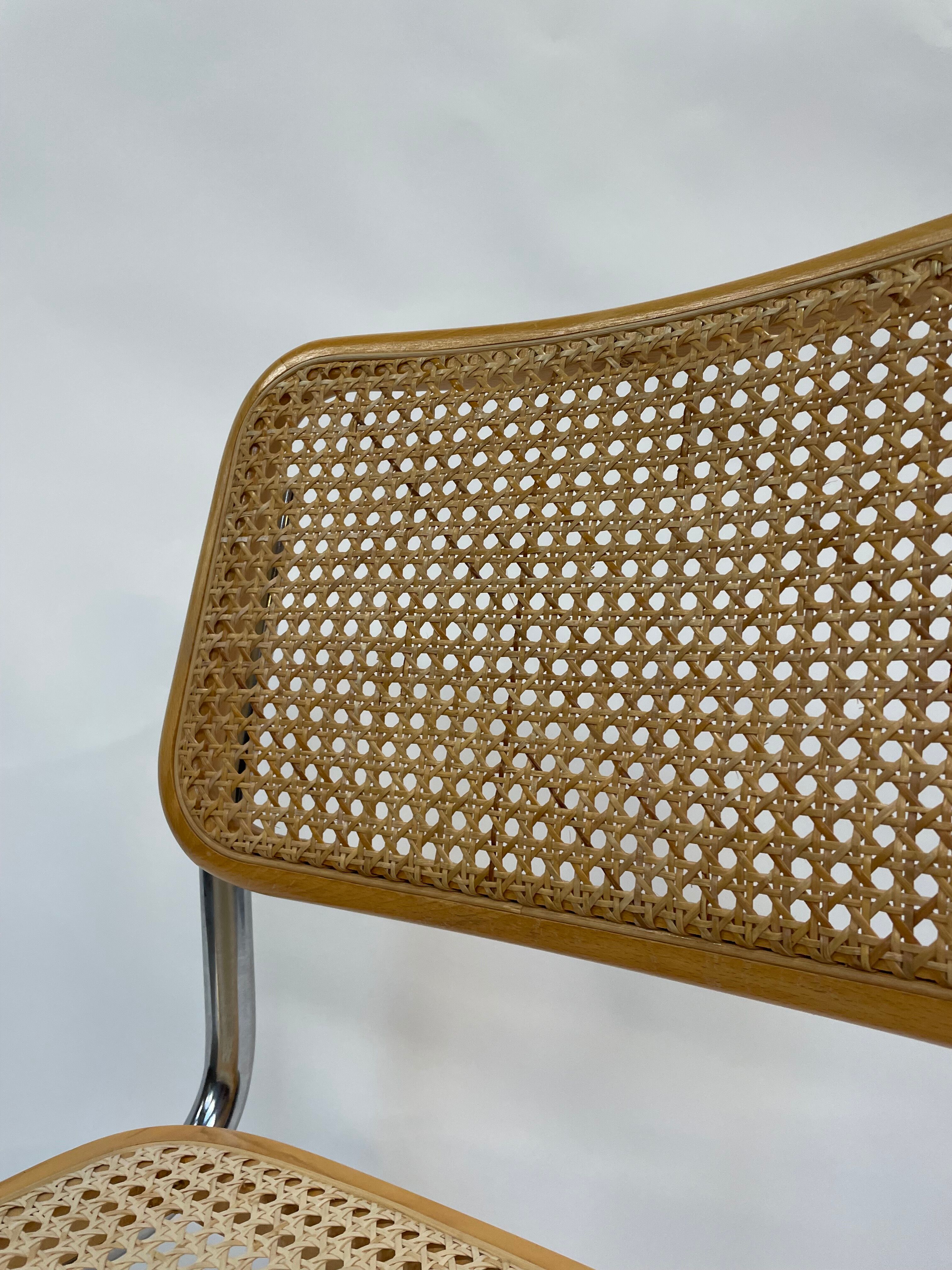 Cesca design chair b32 model in chrome