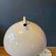 White mid-century Dijkstra flexible snake mushroom floor lamp