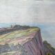 Large HST painting "Animated landscape" Dauphiné Creuse (?) signed P. Richard 1941