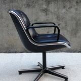 Executive model swivel chair by Charles Pollock edited by Knoll, 1970s