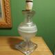 Lamp bases in blown glass, molded, Medici, baluster