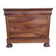 19th-century walnut commode