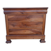 19th-century walnut commode