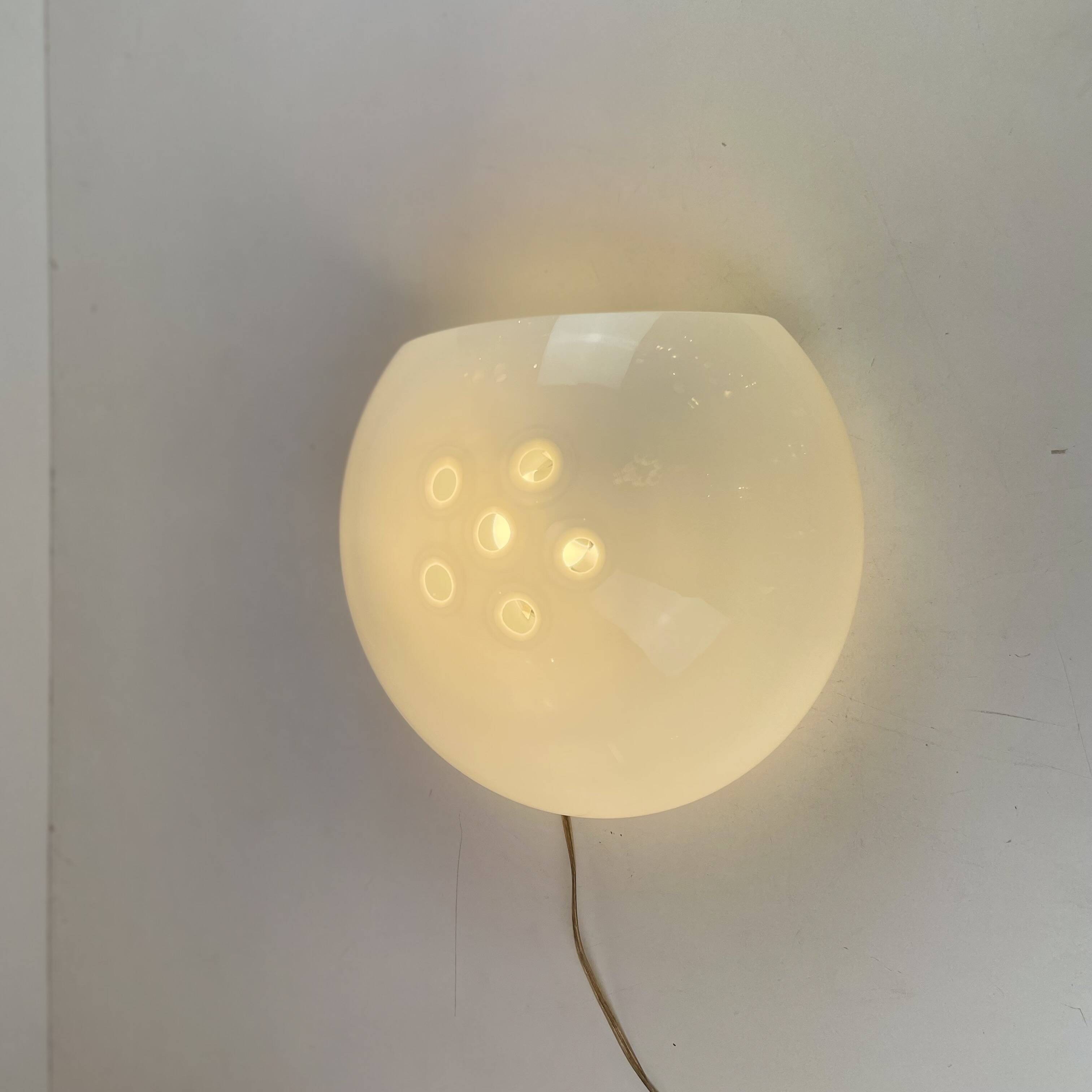 Murano Wall Lamps In The Style Of Carlo Nason For Mazzega, Italy, 1980s