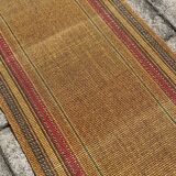 Stunning vintage woven carpet runner