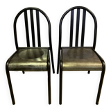 Two vintage chairs attributed to Robert Mallet Stevens.